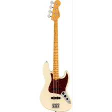 Baixo jazz baixo Fender American Professional Jazz Bass 4 cordas olímpicas brancas com acabamento barnizado Foto mini 1