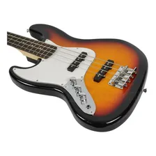 Baixo Para Canhoto Passivo Strinberg Jazz Bass 4c Jbs40sb Lh Foto mini 3