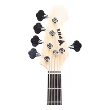 Baixo Phx Five Msr-5 Vermelho 5 Cordas Captador Humbucker Foto mini 4