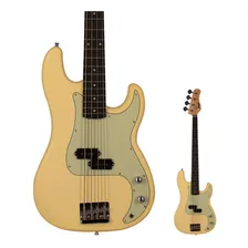 Baixo Precison Bass Tagima Memphis Mb-40 Branco Vintage Foto mini 1