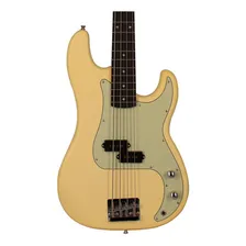 Baixo Precison Bass Tagima Memphis Mb-40 Branco Vintage Foto mini 3