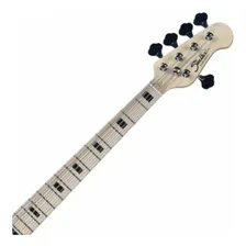 Baixo Shelter Pro Shjb755 Passivo 5 Cordas Jazz Bass Acabamento Do Corpo Brilhante Cor Vermelho Orientação Da Mão Destro Foto mini 3