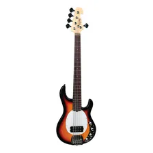 Baixo Tagima Tbm5 5 Cordas Ativo Sunburst Foto mini 2