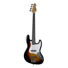 Baixo Waldman Jazz Bass Standard 4 Cordas Sunburst Foto mini 3
