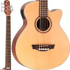 Baixolão Eletroacústico 5 Cordas Strinberg SB250C NS Natural Satin Fosco Foto mini  2