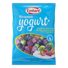 Bala Caramelo Iogurte Frutas Sortidas Azul - Embaré Foto mini 1
