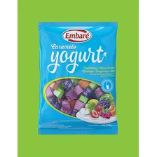 Bala Caramelo Iogurte Frutas Sortidas Azul - Embaré Foto mini 2