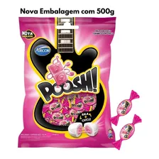 Bala Chiclete Dura Poosh Tutti Frutti 500g Foto mini 3