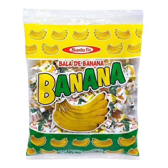 Bala De Banana 500g - Santa Fé Foto 1