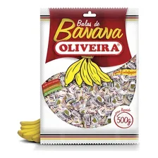 Bala de Banana Oliveira Pacote 500g Foto  mini 1