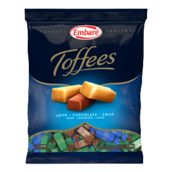 Bala De Caramelo Toffees Sortidos 600g - Embaré Foto 1