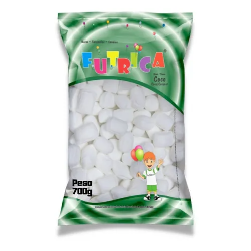 Bala De Coco Futrica Sabor Coco 700g Bala De Aniversario Foto 1