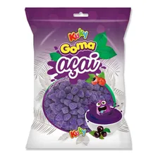 Bala De Goma Sabor Açaí Com Guaraná = Pacote Atacado 5 Kilos Foto mini  3