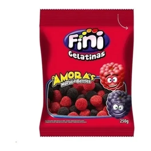 Bala Gelatina Fini Amoras 250g Foto 1