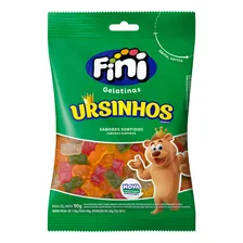Bala Gelatina Fini Ursinhos Saco 90g Foto  mini 1