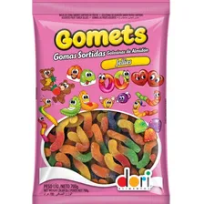 Bala Goma Gomets Dori Minhoca Fruta Peso 700 Gramas Foto mini 1