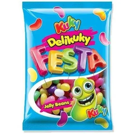 Bala Jujuba Delikuky Doce Jelly Beans Festa - Nfe Foto 1
