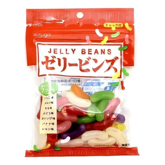 Bala Kasugai Jelly Beans 76g Foto 1