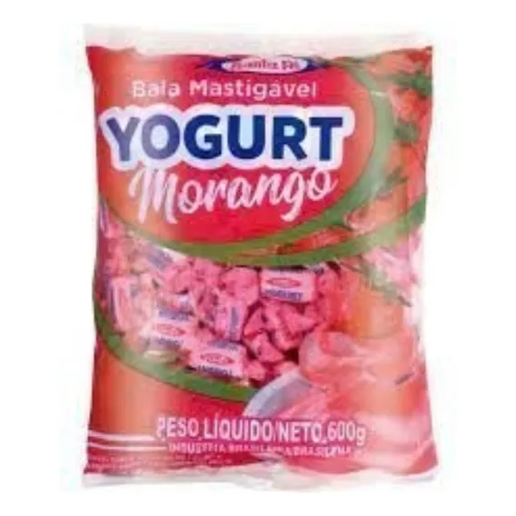 Bala Mastigável Yogurte 500g - Santa Fé Foto 1