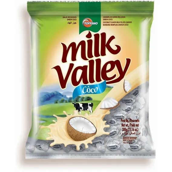 Bala Recheada C么co Milk Valley - Toffano Foto 1