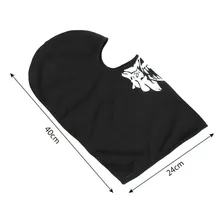 Balaclava Airsoft Caveira Toca Ninja Mascara Paintball Moto Cor Preto Foto mini 4