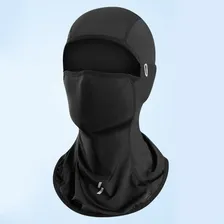 Balaclava, cor preta, balaclava respirável, design de tecido de balaclava, poliéster, tamanho único Foto mini 1