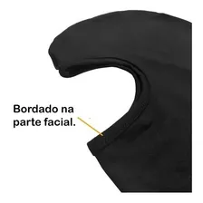 Balaclava Touca Ninja Preta Motoqueiros Militar Frio Cor Preto Tamanho Un Foto mini 3