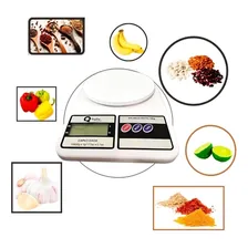 Balança 10kg Digital Tara Precisão Alimentos Fitness Branca Capacidade máxima 10 kg Foto mini  3