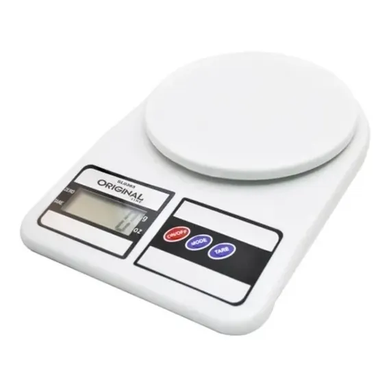 Balança 10kg Digital Tara Precisão Alimentos Fitness Branca Capacidade máxima 10 kg Foto 1