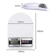 Balança Cozinha Digital Multifuncional Culinária Alimentos Foto mini  2