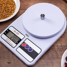 Balança de cozinha digital Balança digital SF-400 pesa até 10kg branco Foto mini  3
