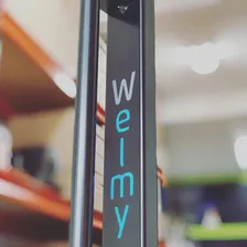 Balança Digital Academia 200kg 50g W200a Preta Welmy Inmetro Cor Preto Bivolt Foto mini 3