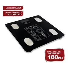 Balança Digital Até 180kg Academia Aplicativo Bluetooth Cor Balança Digital Corporal Bioimpedancia Foto mini 3