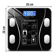 Balança Digital Até 180kg Academia Aplicativo Bluetooth Cor Balança Digital Corporal Bioimpedancia Foto mini 2