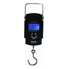 Balança Digital Com Gancho Pesca Bagagem Até 50 Kg Foto mini  3
