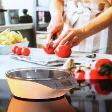 Balança Digital Cozinha Alta Precisão Tigela Alimentos 5kg Foto mini 2