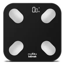 Balança Digital De Análise Corporal Myfit+ Preta Balmak Foto  mini 1