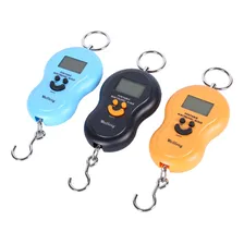 Balança Digital De Mão Mala Bagagem Pesa Até 50kg Portátil Gancho Foto mini  2
