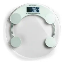 Balança Digital Eatsmart Vidro Multilaser Eatsmart Hc039 Cor Branco Bateria Foto mini 1