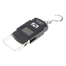 Balança Digital Mão Pesa Mala Bolsa Pesca Bagagem Até 50 Kg Cor Preto Foto mini 4