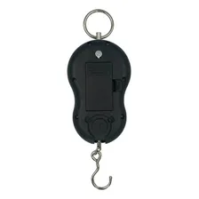Balança Digital Portátil Alta Pressão Gancho Suspenso 50kg Cor Preto Foto mini 3