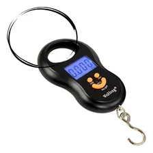 Balança Digital Portátil Alta Pressão Gancho Suspenso 50kg Cor Preto Foto mini 1