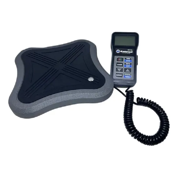 Balança industrial digital Mastercool 98210-BL 110kg preto 22 cm x 22 cm Foto 1