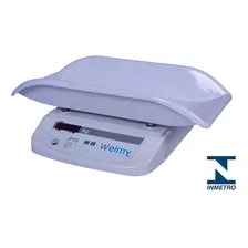 Balança Para Bebês Digital 15kg P15 Inmetro Welmy Foto mini  3