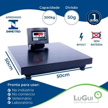 Balança Plataforma Industrial 300kg W300 Sc 50x50 Welmy Foto mini 2