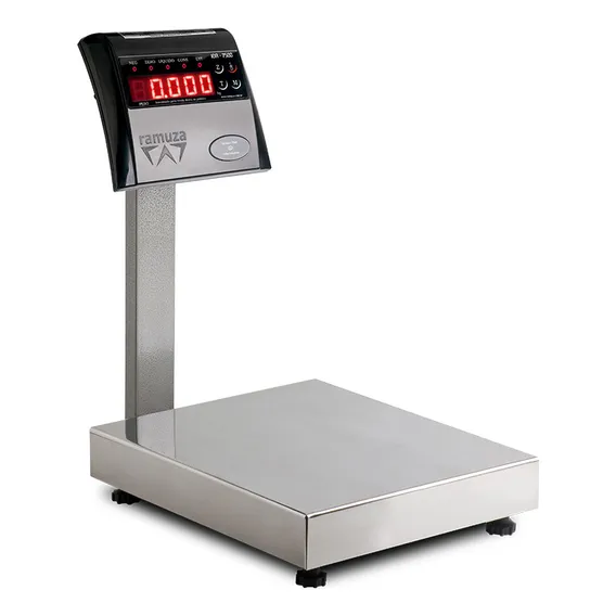 Balança Plataforma Padeiro Checkin 50kg/10g - Dp 50 - Ramuza Cor Prata Bivolt Foto 1