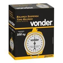 Balança Suspensa Vonder Tipo Relógio 100 Kg Com Gancho Foto mini 2