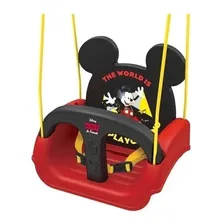 Balanço infantil Mickey Mouse Xalingo 19798 cor vermelho e preto Foto mini 1