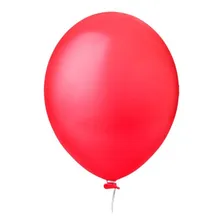 Balão 5 Polegadas Redondo Liso Happy Day 50und Cor Vermelho Foto  mini 1
