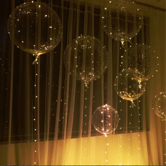 Balão Bubble Led Cores Foto 1